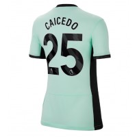 Dámy Fotbalový dres Chelsea Moises Caicedo #25 2023-24 Třetí Krátký Rukáv